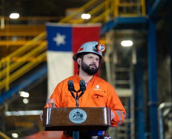 Gabriel Boric se refiere al cobre a pocos días del comienzo del arancel de Donald Trump