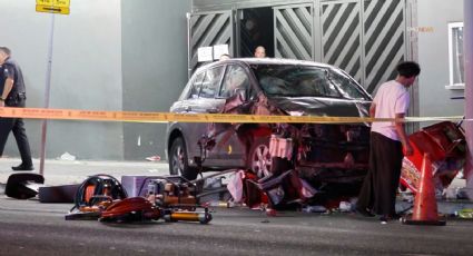 Un vehículo atropelló a decenas de personas en Hollywood
