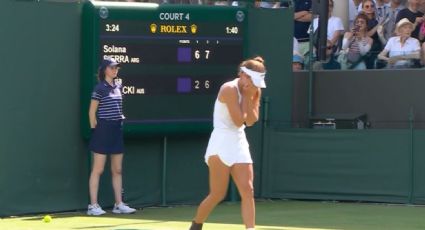 Solana Sierra mete batacazo en Wimbledon e impacta a todos