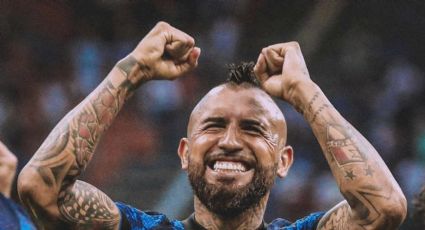 Arturo Vidal festejó a lo grande como en los viejos tiempos