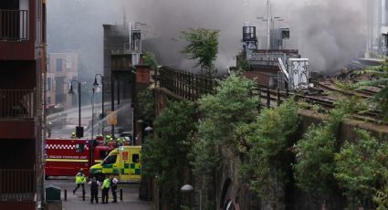 Londres: explosión e incendio en una estación del Metro