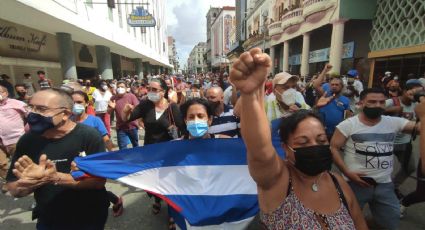 Inédito: multitudinaria protesta en Cuba contra el gobierno de Díaz-Canel