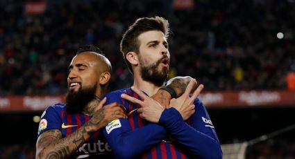 Arturo Vidal pierde la inspiración y Gerard Piqué le sacó todo el protagonismo