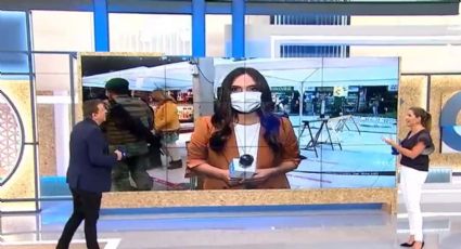 Daniela Muñoz, periodista de Chilevisión, vivió un tenso momento con los Carabineros