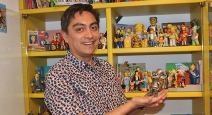 Sergio Freire maravilló a todos tras mostrar piezas inéditas de su colección de "Los Simpson"