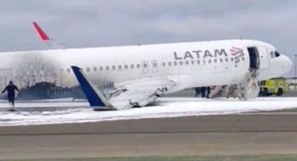 Avión de Latam tuvo terrible incidente en Aeropuerto Internacional Jorge Chávez de Perú