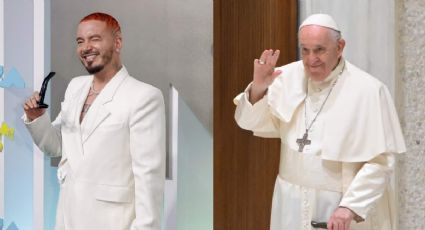 J Balvin compartió una llamativa 'selfie' junto al Papa Francisco