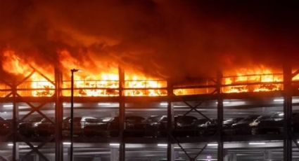 Aeropuerto en Londres sufrió voraz incendio y suspendieron todos los vuelos