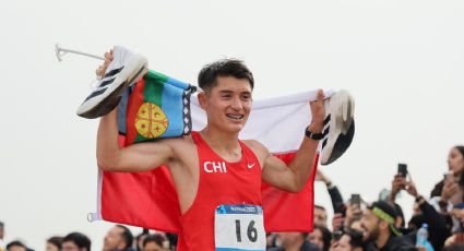 Hugo Catrileo es recibido como un héroe en su tierra natal tras su medalla de plata en maratón