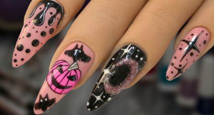 Nail art Halloween: así son los mejores diseños en manicura rosa para esta fecha especial