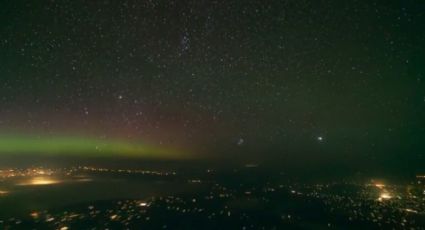 Pilotos de un vuelo de Air Portugal captaron espectacular aurora boreal