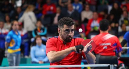 El Team Para Chile celebra el primer oro de la mano de Luis Flores en tenis de mesa