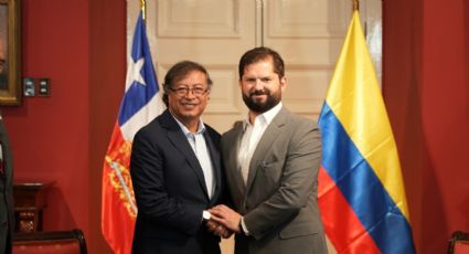 Así fue la reunión de Gabriel Boric con Gustavo Petro en Estados Unidos