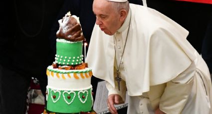 El Papa Francisco tuvo un colorido festejo de cumpleaños en el Vaticano