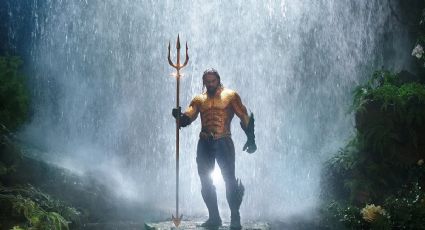 Jason Momoa conoce a Cecilio Waterman en la promoción de "Aquaman" para Chile