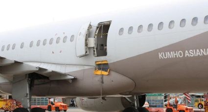 Corea del Sur: un pasajero abrió la puerta de un avión en pleno vuelo con 194 personas a bordo