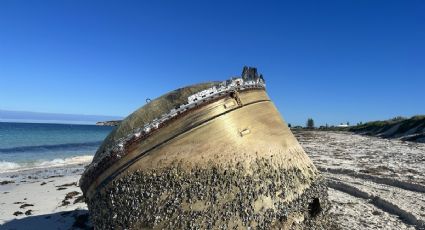 Hallan en playa de Australia objeto que vendría del espacio