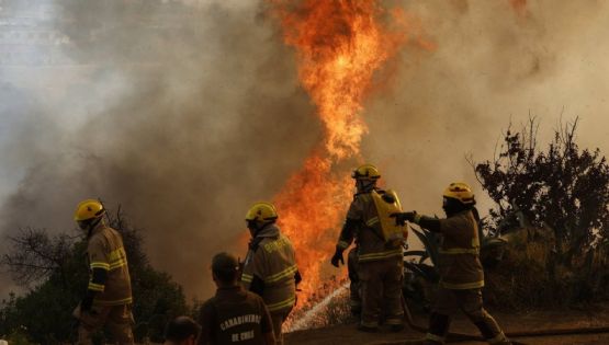 Quilpé bajo alerta roja por los incendios forestales