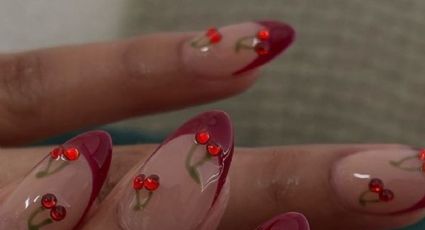 Nail art: el 'cherry nails' llegó para quedarse esta temporada