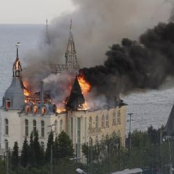 Rusia destruyó el llamado castillo de Harry Potter en Ucrania