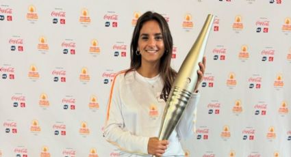 Histórica: Manuela Urroz portó la antorcha olímpica de París 2024