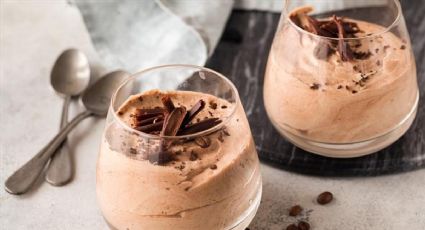 Aprende a preparar este rico postre de mousse de café que te encantará