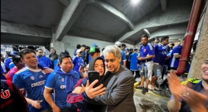 Marco Enríquez Ominami le promete un estadio a La U si llega a ser candidato presidencial