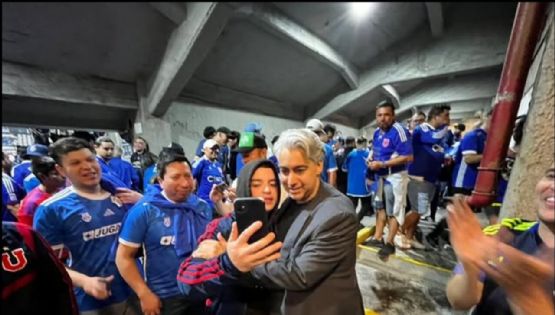 Marco Enríquez Ominami le promete un estadio a La U si llega a ser candidato presidencial
